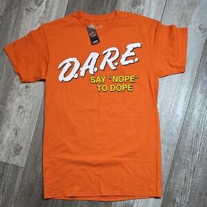 D.A.R.E. | Neon Orange Graphic Tee Shirt *NWT